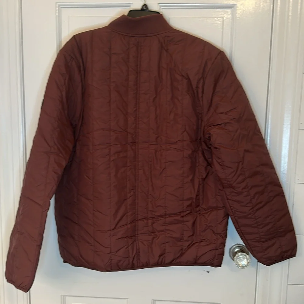 Bass Outdoor‎ Reversible Liner Jacket Rum Raisin size L NWT